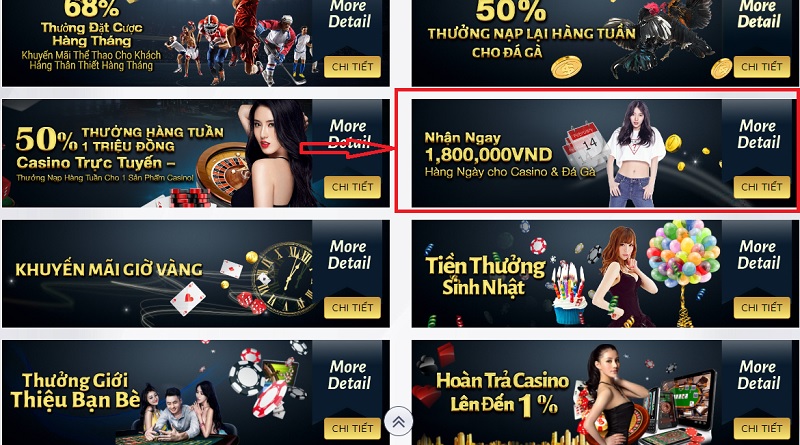 khuyến mãi casino VB9